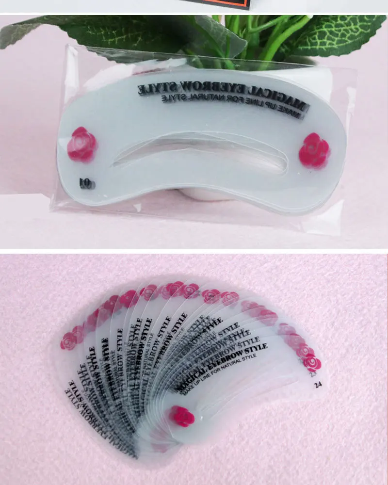
custom label private label eyebrow stencils 