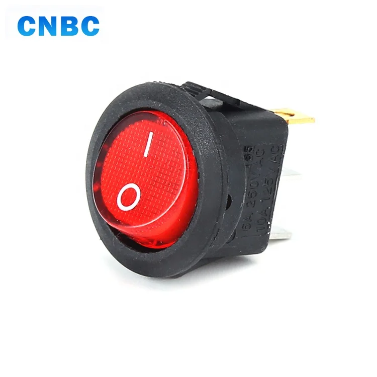 kcd1 101 rocker switch  illuminated 3 Pins ON OFF 10A 125V 6A 250V Rocker Switch 250V T125