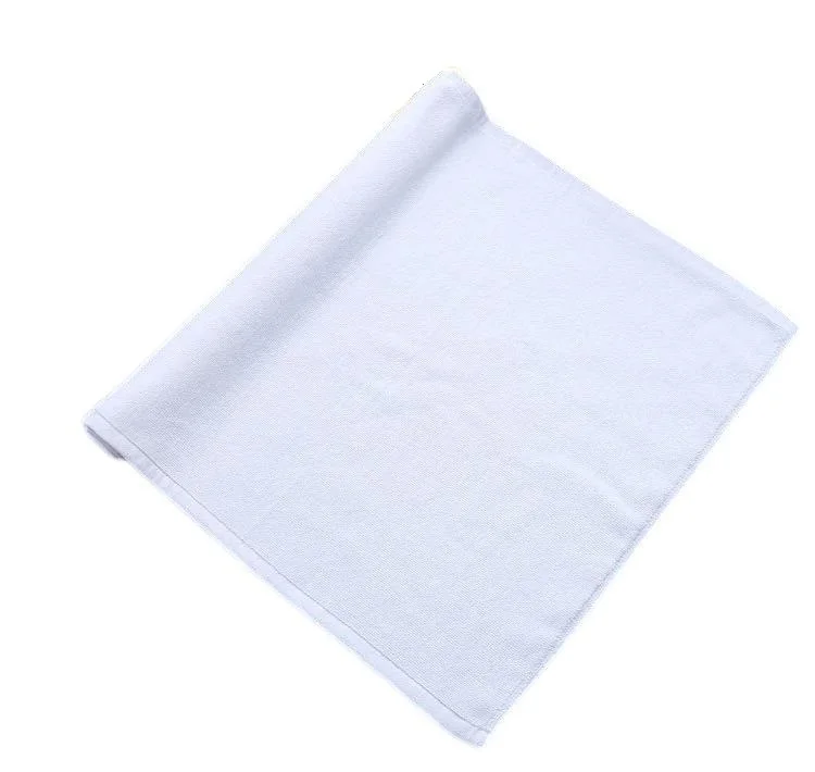 Wholesale Non Slip jacquard  embroidery logo100% cotton hotel bathroom white bath mat floor towel