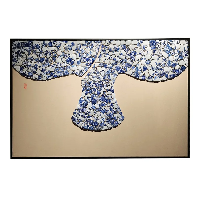 Hot selling new art combination process three-dimensional painting decorative wall art