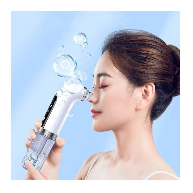 RTS Small bubble portable handheld oxygen injection beauty instrument electric blackheads and mites pore cleaning instrument