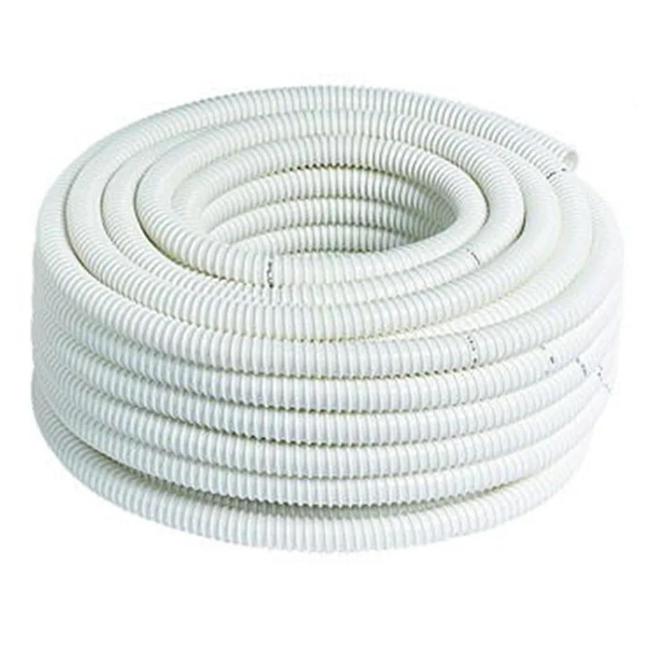 Wholesale Anti UV 14mm White PE Flexible Drain Plastic Pipe Air Conditioner Hose