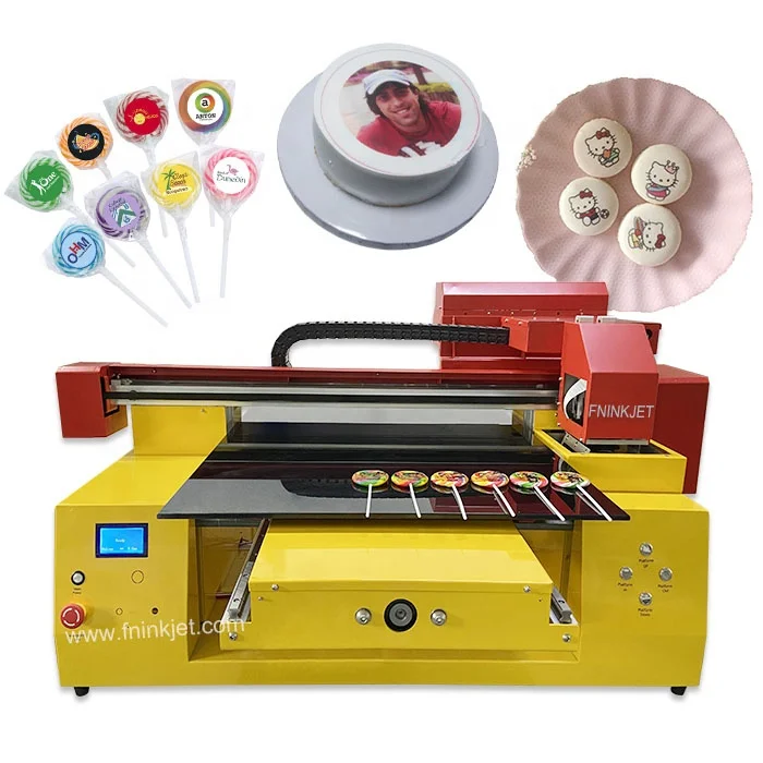 Automatic Maintenance High Speed All in One Direct to Food Edible Printer Cookie and Cake Printing Machine