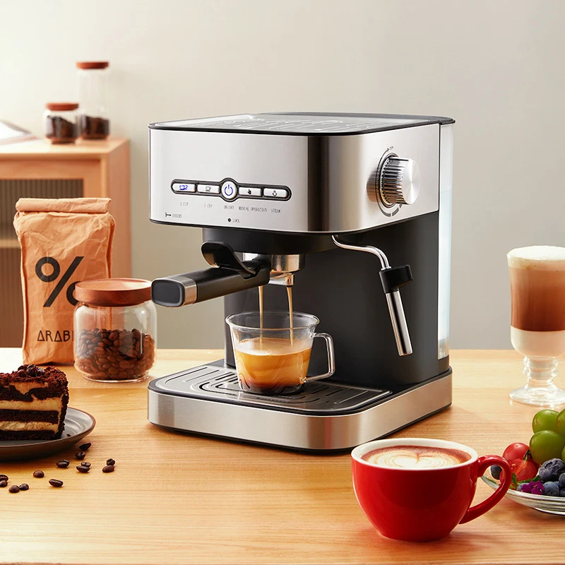 Professional Home Use Automatic 15 Bar Compact Espresso Coffee Maker Machine for Cappuccino Latte