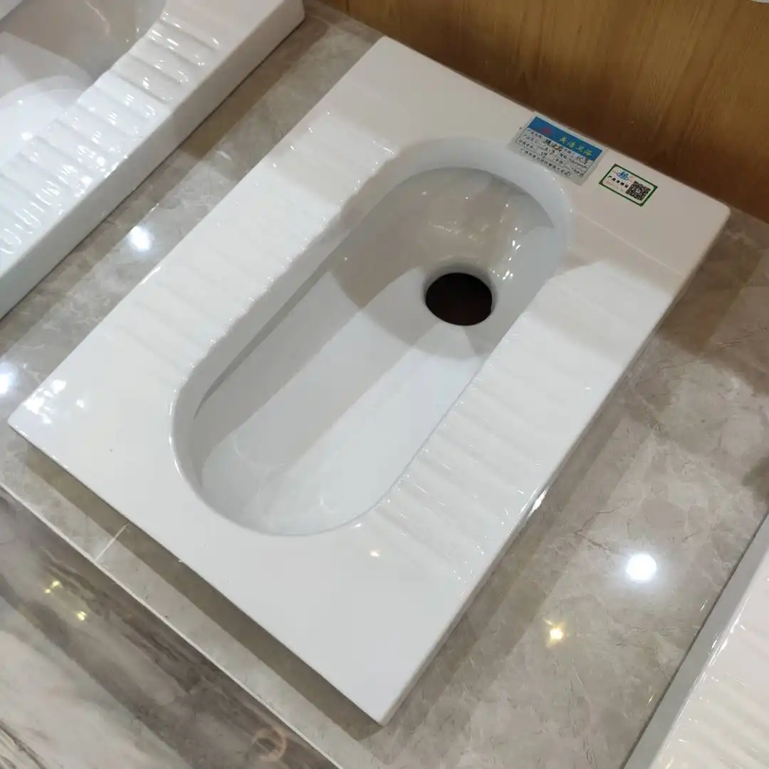 Hot sale high quality hospital favorite products refined ceramic chinese public toilet squatting