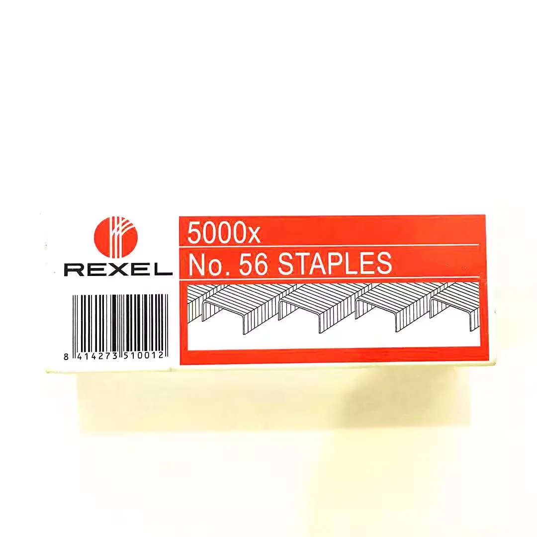 Desktop Stapler Staples Galvanized Standard Stapler Pin for Office Factory Supply 26/6 Metal Sruler Setsteel Office Stationery
