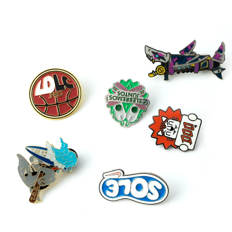 Creative Metal Badge Designs - Funny Lapel Pins Available in Soft and Hard Enamel for Premium Style