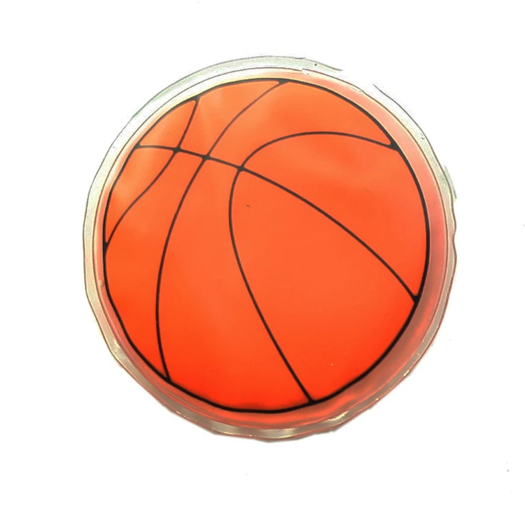 Wholesale Reusable Hand Warmer Hot Cold Pad basketball Shaped Custom Gel Ice Pack For Medical Devices And Health Care