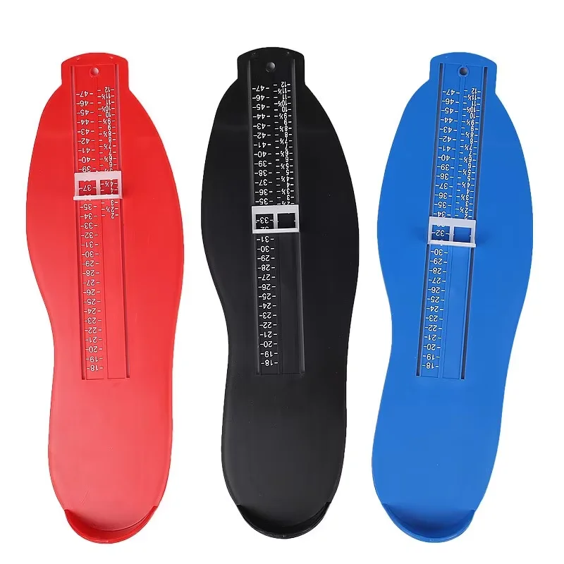 Custom personalized promotional gifts foot plastic length measuring device for buying shoes