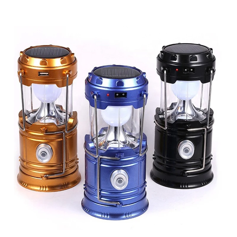 Wholesale portable multi function outdoor solar powered rechargeable eco friendly Collapsible Pop Up LED Solar Camping Lantern