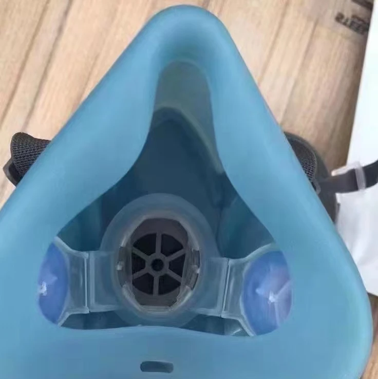 Spray painted gas mask rubber half mask respirator