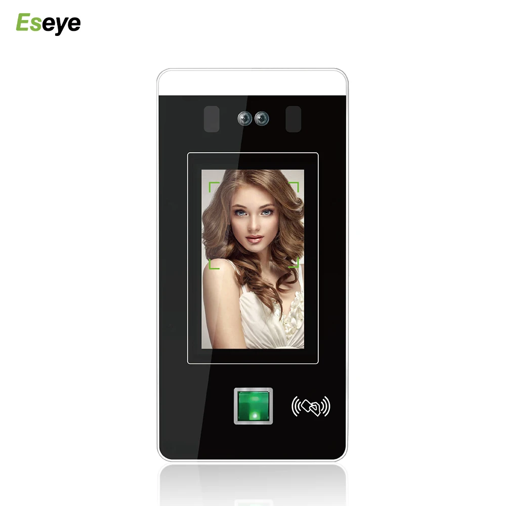Eseye face recognition access control and human body scanner camera with Time Attendance face recognition Reader System