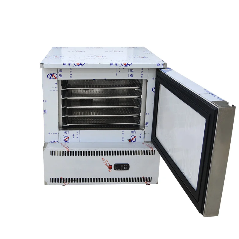Pure copper tube evaporator 150L Stainless steel 5 trays low temperature blast freezer equipment