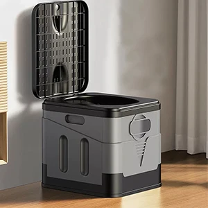 Porta Potty Travel Toilet Commode Bucket Toilet for Camping Car Travel Outdoor Hiking Backpack Trips Tent Boat
