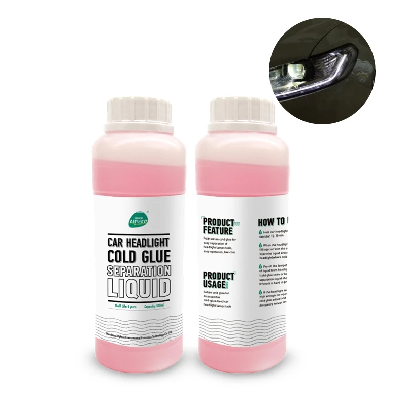 Auto Headlight Removed Cold Glue Separate Liquid Disassembly tools