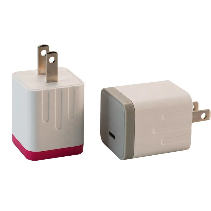 
Custom Design Fast Charger Mini Uk 20W PD chargeur Australia Plug Charger For Apple Iphone Charges 