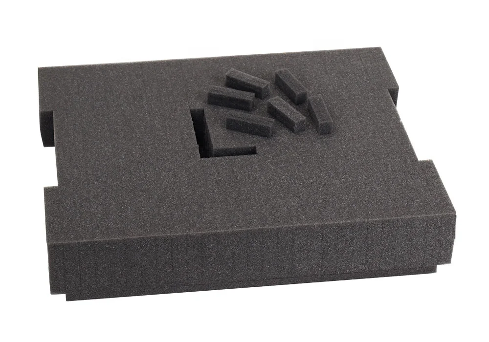 Polyurethane Foam Inserts Die Cut Sponge Package Protective Layer Pick and Pluck Foam Package