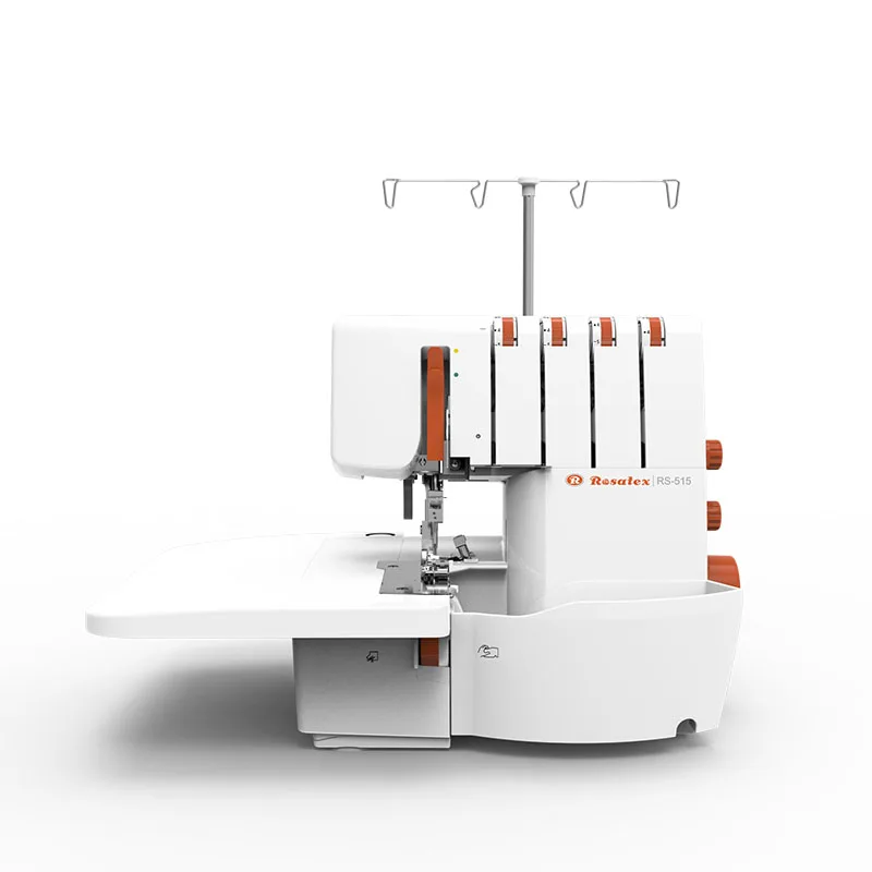 RS-515 двойные иглы Rosatex, 2/3/4 ниток, автоматическая бытовая швейная машина