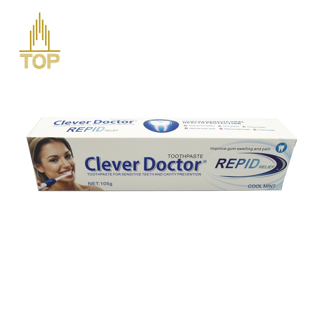 Clever Doctor 105g Adult Household travel toothpaste teeth whitening,toothpaste wholesale OEM/ODM Toothpaste of Chinese Herbal