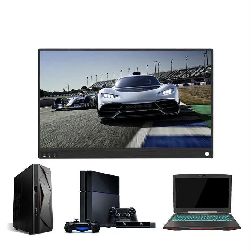 
Ultra-thin Portable monitor lcd Online classes 15.6 inches wirless projection screen with battery gamin for phone pc xbox swtich 