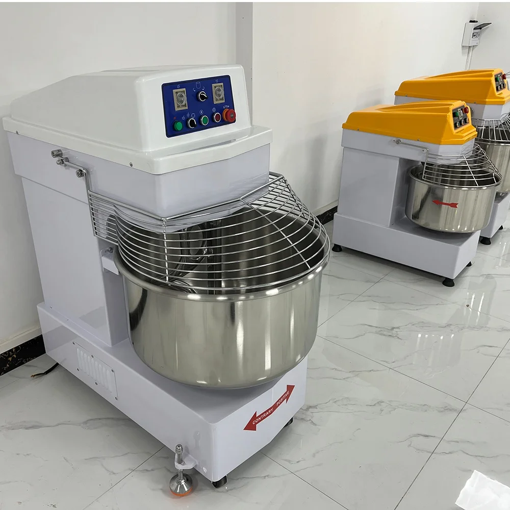 20/35/45/55/68/88L Commercial Baking Bakery Spiral Mixing Machine Bread Pizza Flour Dough Kneader