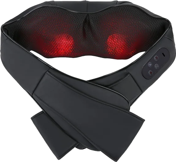 Best Selling Electric Heating Neck and Shoulder Massager with Infrared Physiotherapy Muscle Pain Relief Massage Belt Machine