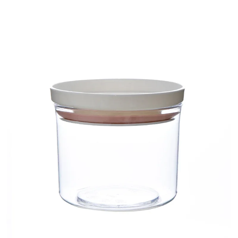 Hot Stackable Grain Storage Jars Kitchen Covered Plastic Sealed Jars Food Storage Fresh Boxes