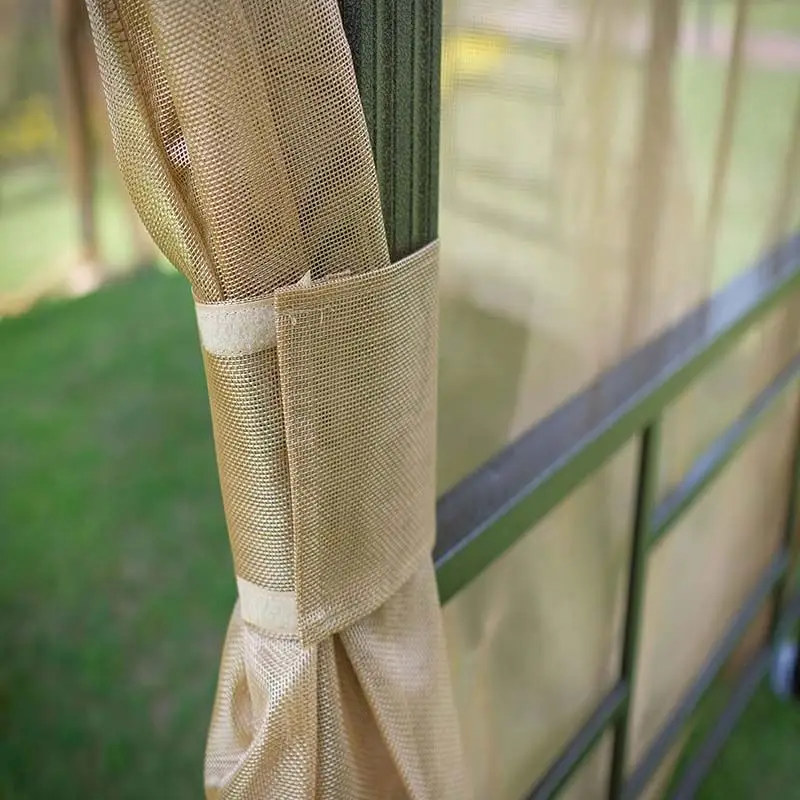 Garden Solar Energy Pergola Aluminium Grape Trellis Luxury Grain Morden Outdoor With Retractable Sunshade Gazebos Canopy 3.5X4M