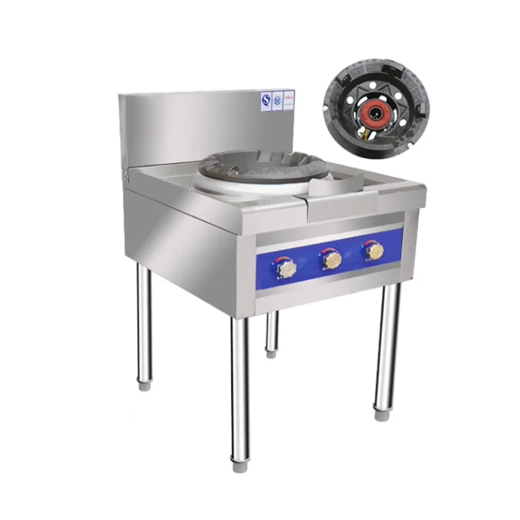 Super Flame Gas Wok burner Stove Commercial Single / Double Burner Stove