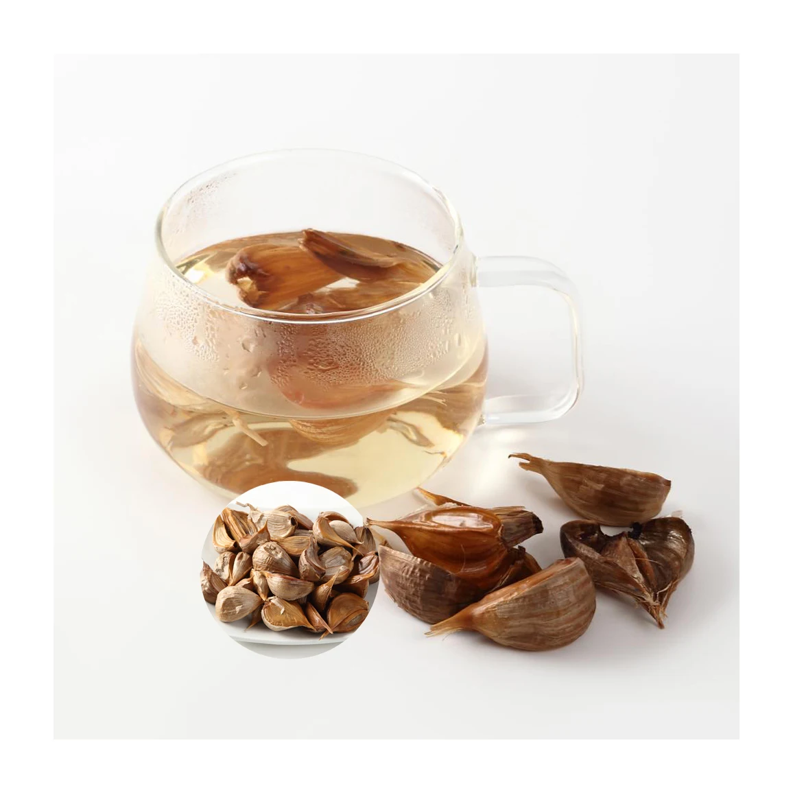 
GRANDE Organic Vegetables black aged garlic flake for health 