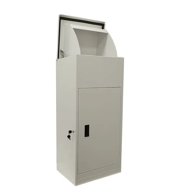 Custom Made American Stylish Outdoor Antirust Inbuilt Mailbox Parcel Delivery Drop Box Parcel Box