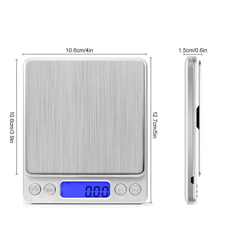 200g/300g/500g/1kg/2kg/3kg 0.1g 0.01g Basculas Digital Weight Scale Kitchen Weighing Scales Mini Jewelry Coffee Gold Gram Scale