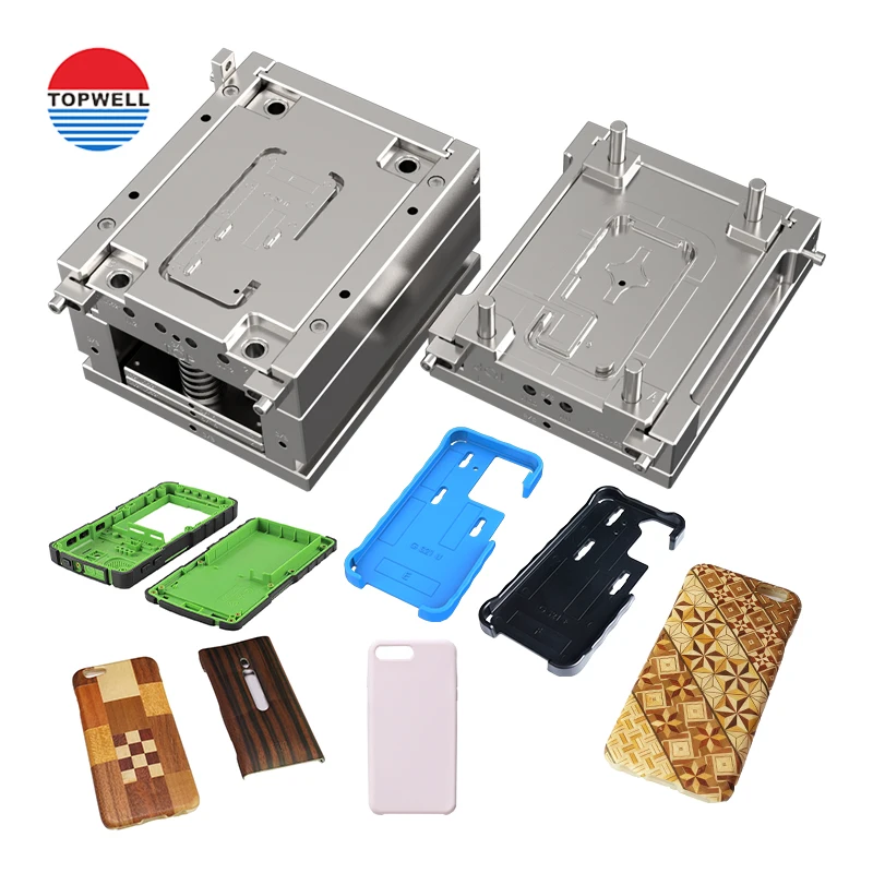 8 hours fast quote for universal 3d hard plastic injection mould mobile phone case mold  for mobile phone case