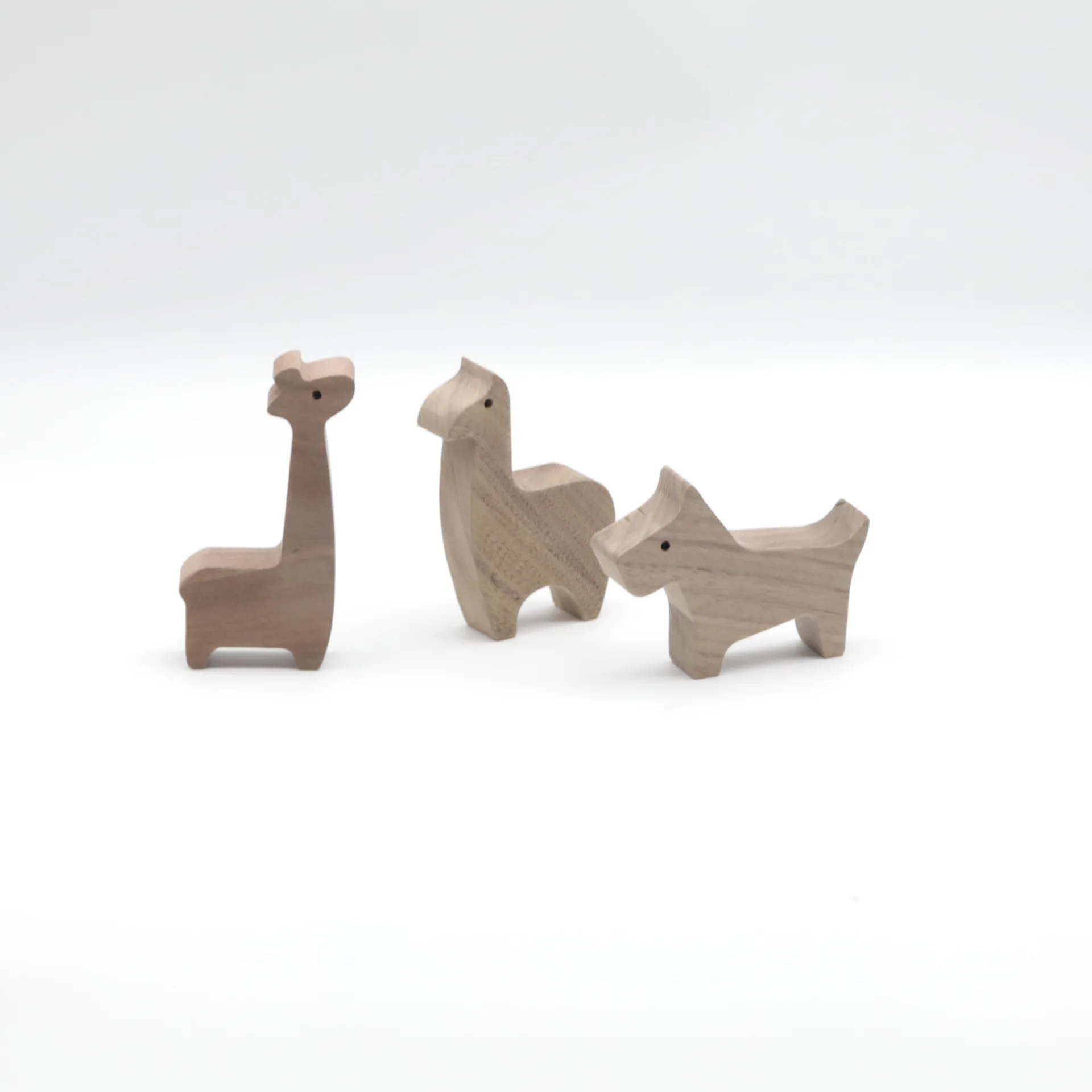 Solid wood DIY wood handmade animal wood craft