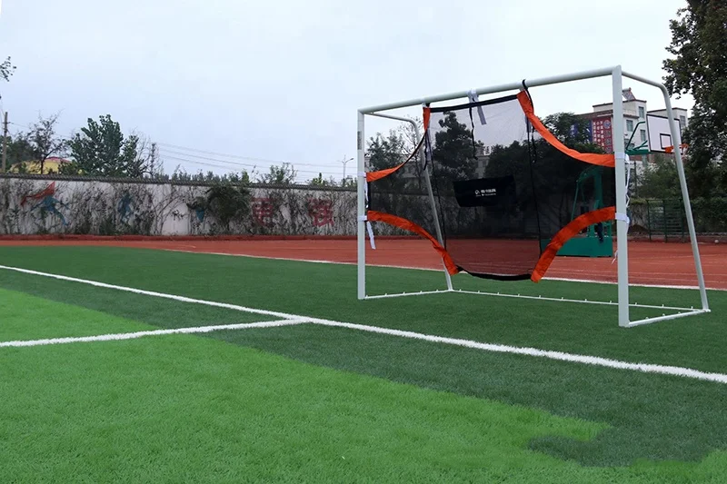 Training Equipment Professional Sale Mesh Ropes Kids Foldable 8X24 Portable Post Shot Rebound Target Soccer Football Goal Nets