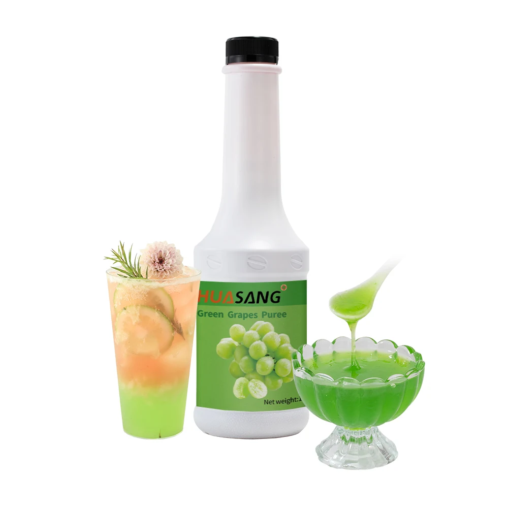 grape juice concentrated fruit jam pulp drink syrup for bubble tea smoothie Slush fruity tea ingredients brands milk tea shop