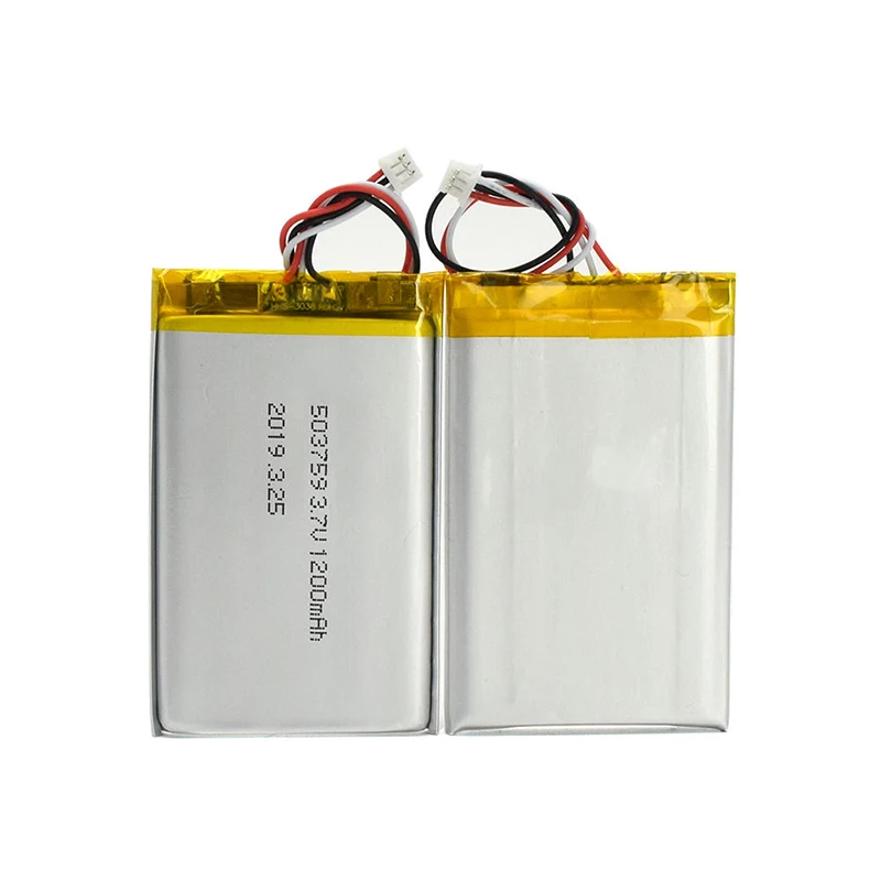 High quality Lipo Battery 503759 1200mAh 3.7V Rechargeable Li-ion Lithium Polymer Battery Cell