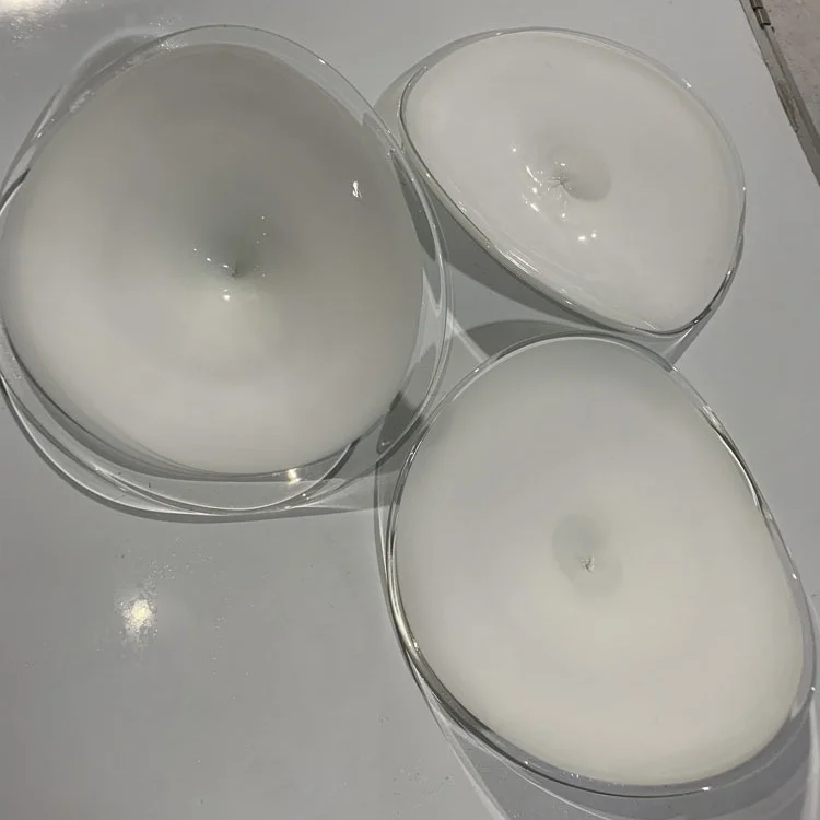 Factory wholesale white Murano glass disc lotus pendant hotel project hanging decoration air ceiling creative hanging decoration