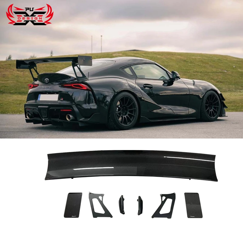 High Quality Dry Carbon Fiber Wing For Toyota GR Supra A90 A91 MK5 Rear Spoiler Body kit