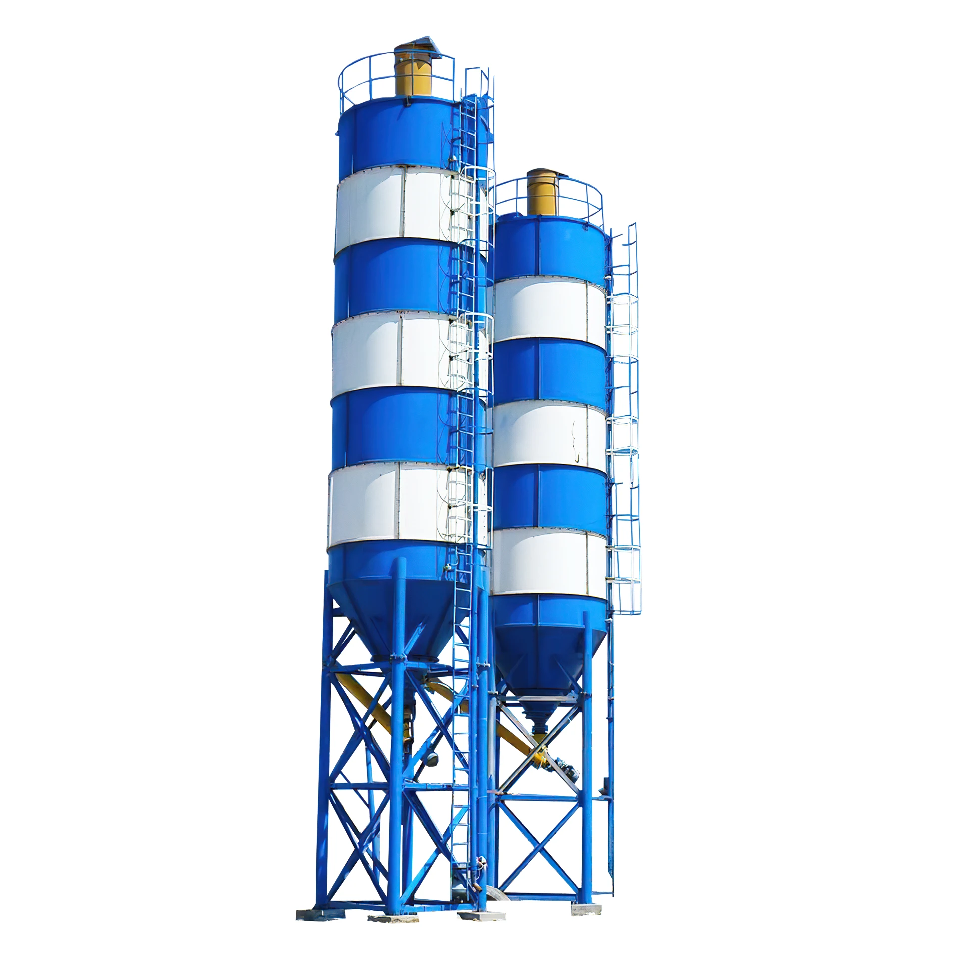 HENG YOU Factory price Easy installation 100t concrete batching and mixing plant bolted cement silo for cement plant