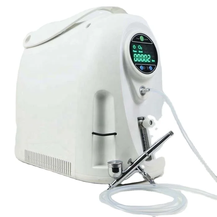 HINOR Beauty Salon cosmetics application Oxygen Facial Machine Portable Oxygen physical therapy equipments