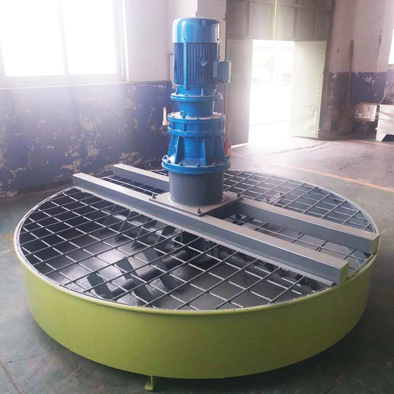 Quality Assurance Fertilizer Raw Materials Blender Automatic Disc Rotary Mixer