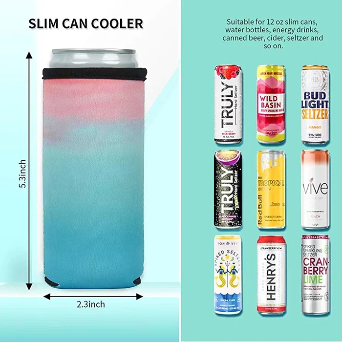 Soft neoprene promotion foldable large folding thermal beer can cooler bag with oem customized waterproof insulated bag cooler