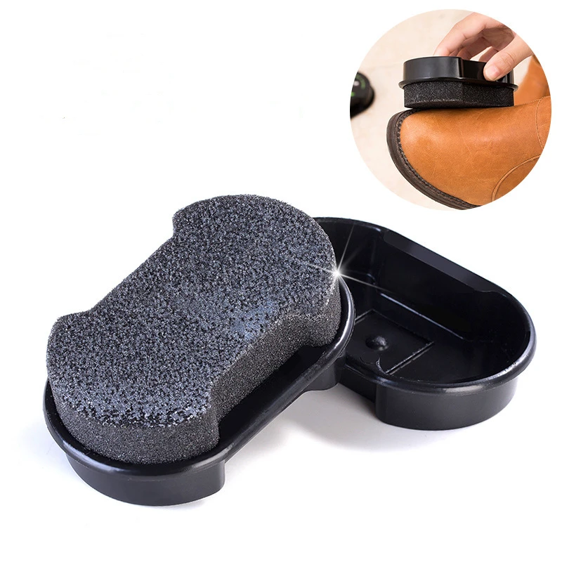 2022 Hot Sale Spot Double-Sided Sponge Shoe Polish Colorless Decontamination Shoe Wax Large Shoe Polish