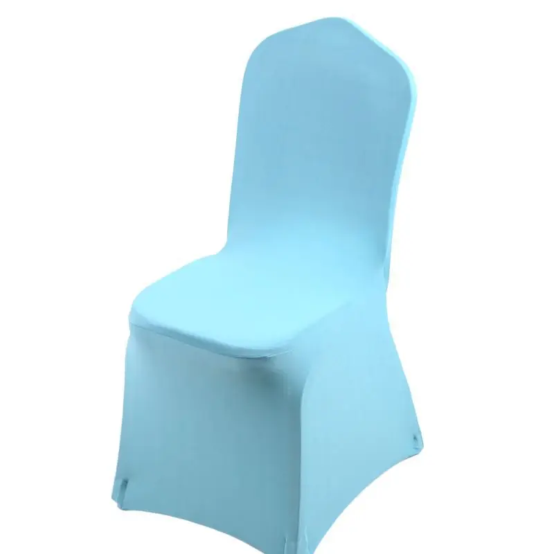 Wholesale white chair covers stretch spandex elastic slipcover for Dining Hotel Banquet wedding cover