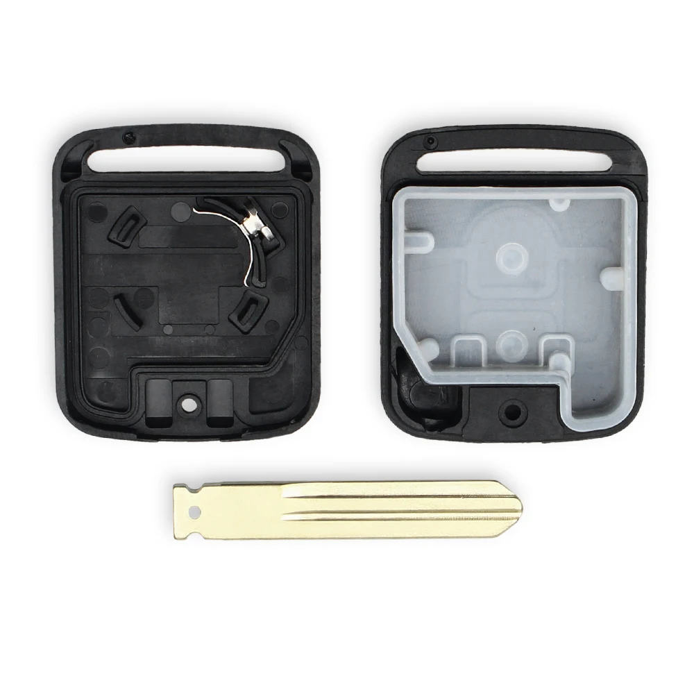 KEYYOU Remote Key Shell for Nissan Pathfinder Qashqai Micra Navara Almera Note 05-14 Replacement Case Fob 2 Button Car Key