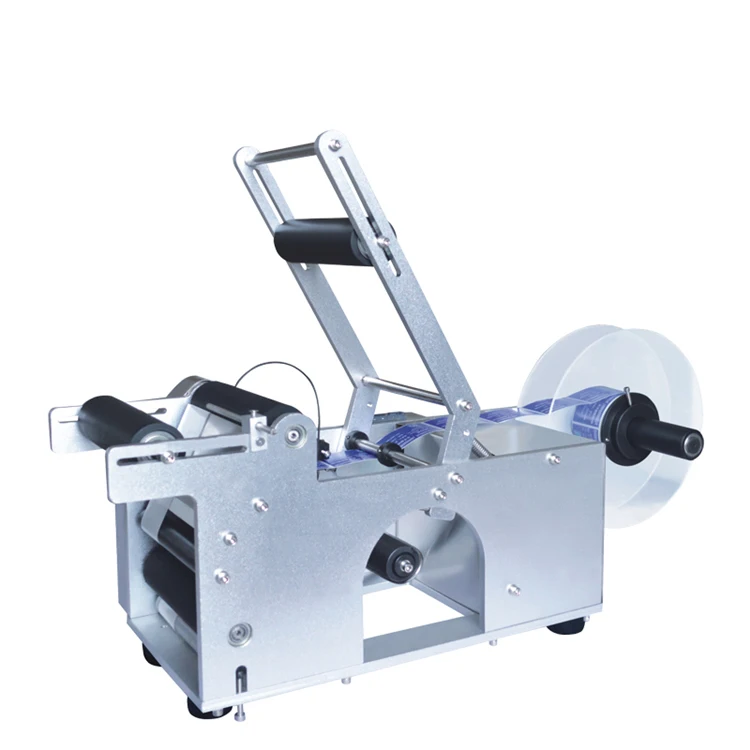 YTK-50/50D полуавтоматическая фасовочно-упаковочная машина для прикрепления этикеток машина для наклеивания этикеток на круглые бутылки с точечной фиксацией этикетка машина лазерный принтер