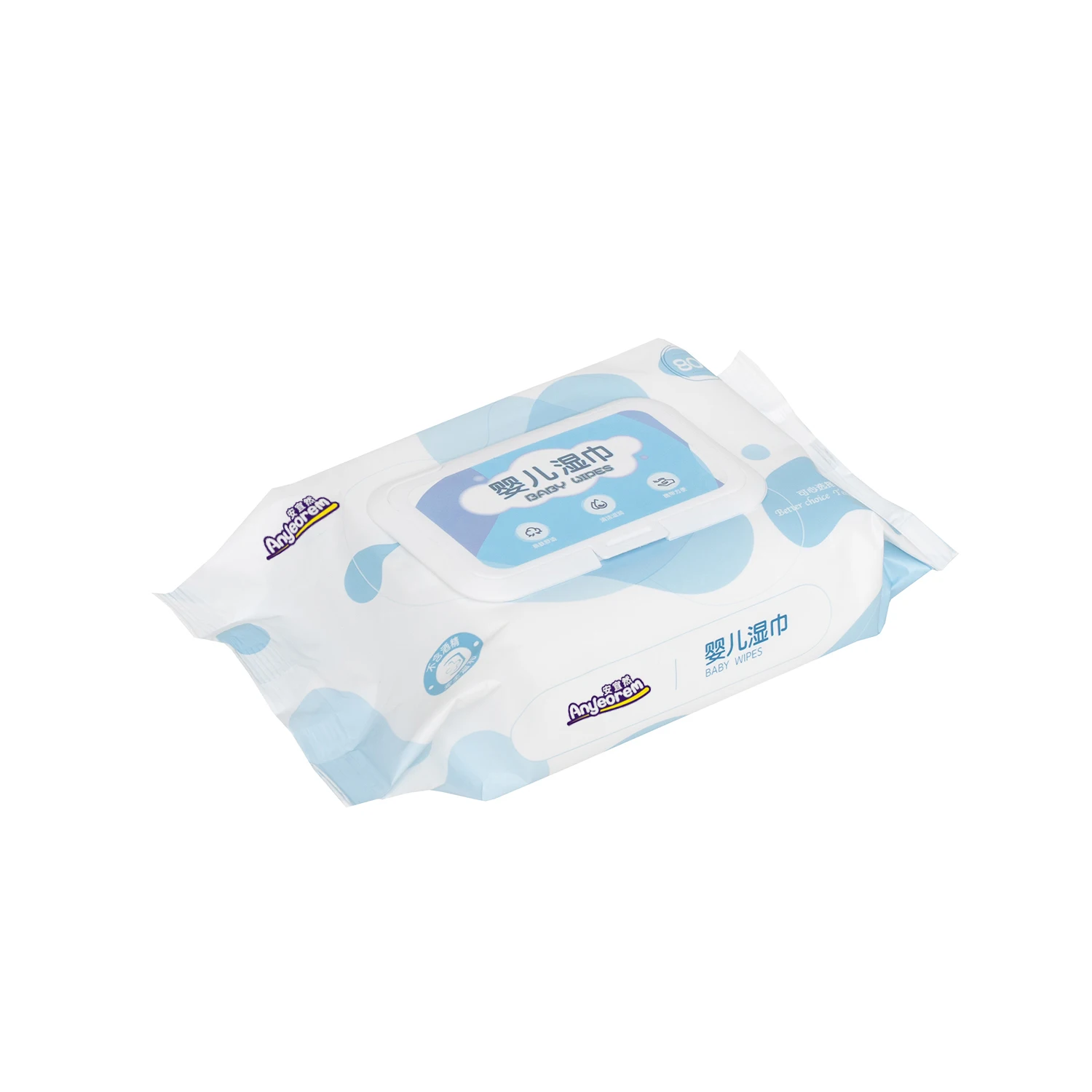 2023 Factory Price Natural Cotton Pamper Baby Wet towel Organic Biodegradable Water towel For Baby Sensitive Skin