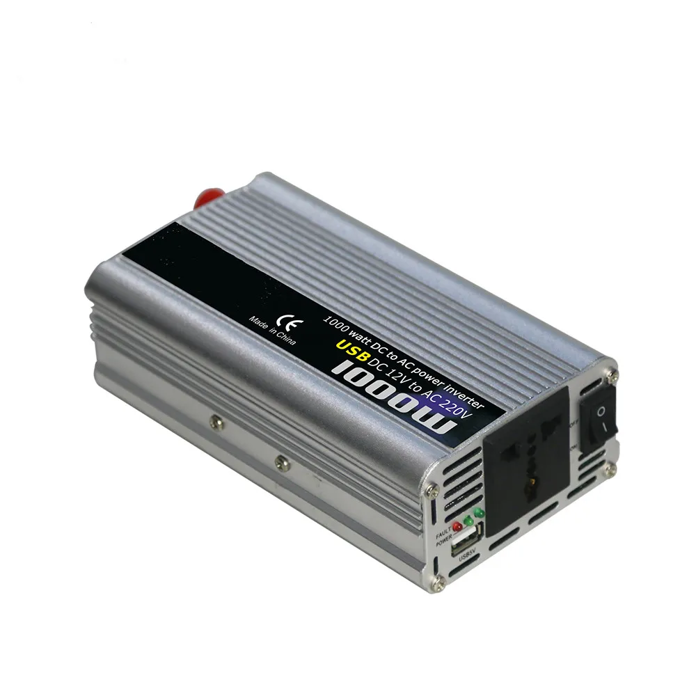 1000w power supply transformer dc to ac 12v 24v to 220v 110v OEM car power inverter