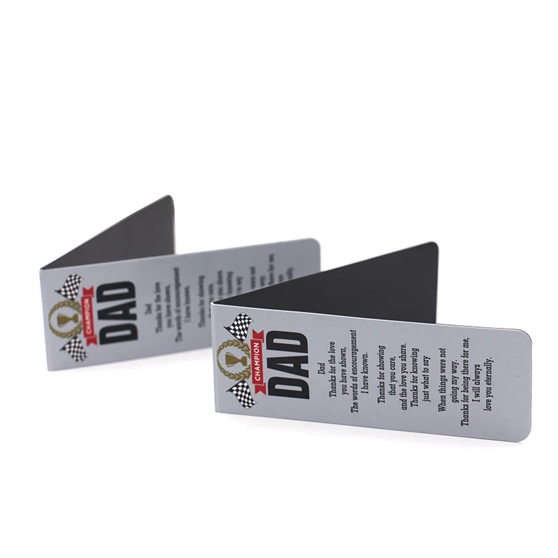 New Arrival custom printed anime bookmarks magnet custom pvc folding magnetic bookmark